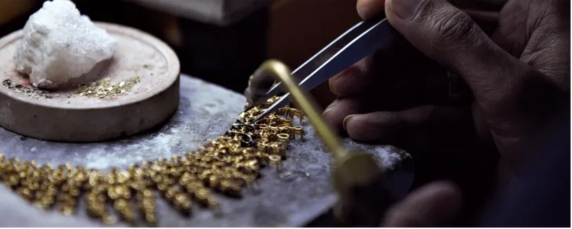 Completed customized wedding ring inspection